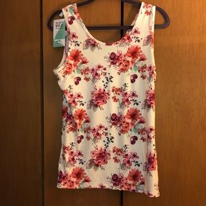 Honey and lace tank top